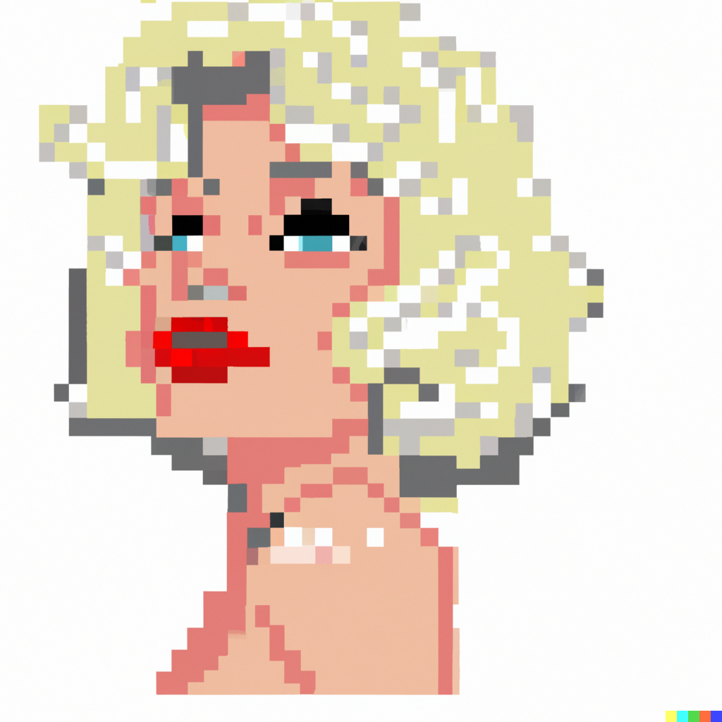 Marilyn Monroe_digital_pixel
